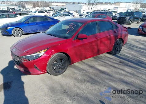 2022 Hyundai Elantra Sel from USA, damaged, VIN KMHLM4AGXNU332897